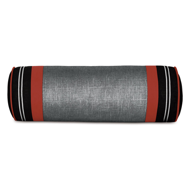 Percival Linen Bolster Pillow Cover & Insert