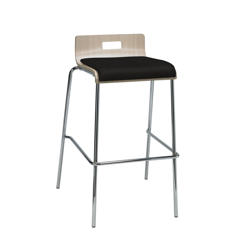 Tabouret Jive, Blanc, noir, Tuxedo, Bar Stool (30” Seat Height)