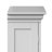 Nantwich Removable Two-Door Bathroom Wall Cabinet with Adjustable Shelves and Crown Molding-108387626