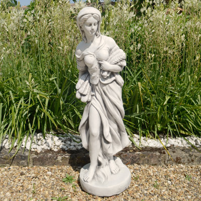 ANNIE in Autumn 84cm White Stone Effect