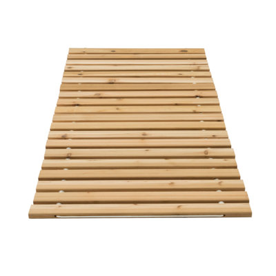 Cedar Roll-Up Walkway Bridge