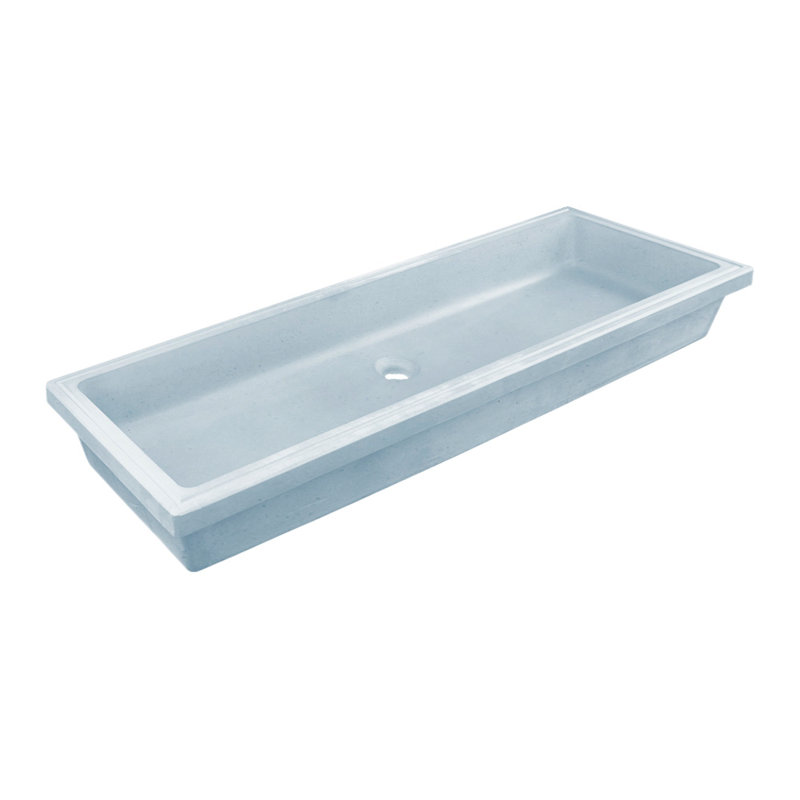 Newterra Concrete Under-mount Sink, Aqua