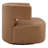 Bascom Genuine Leather Upholstered Swivel Barrel Chair-337677607