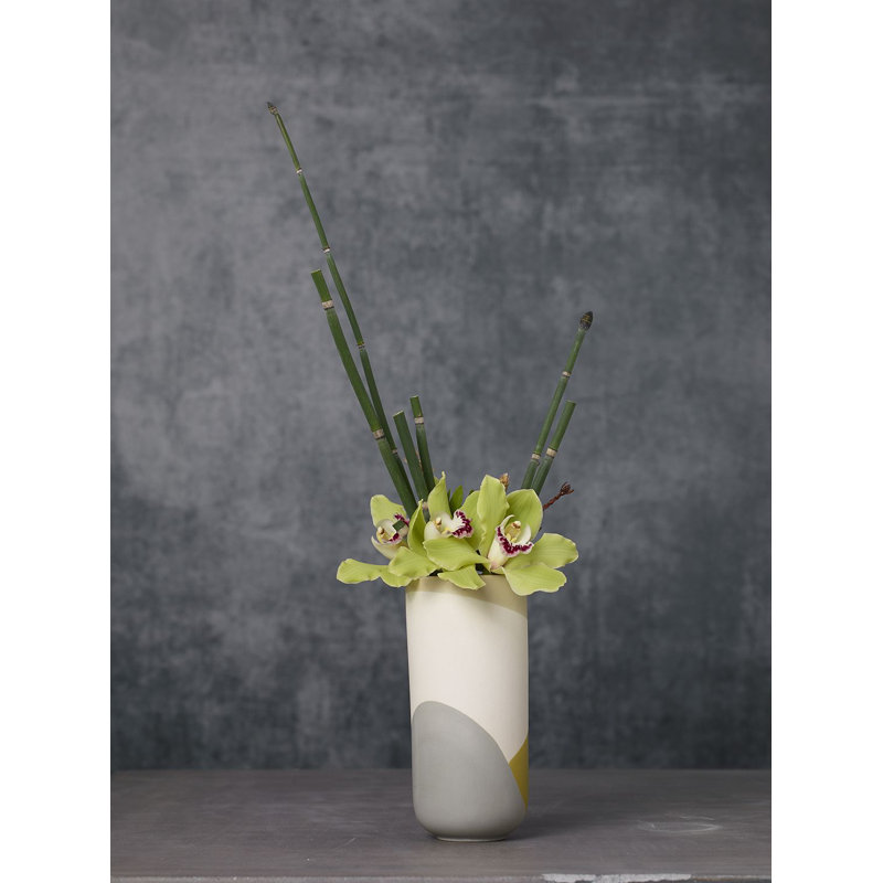 Vase de table Tami, Jaune