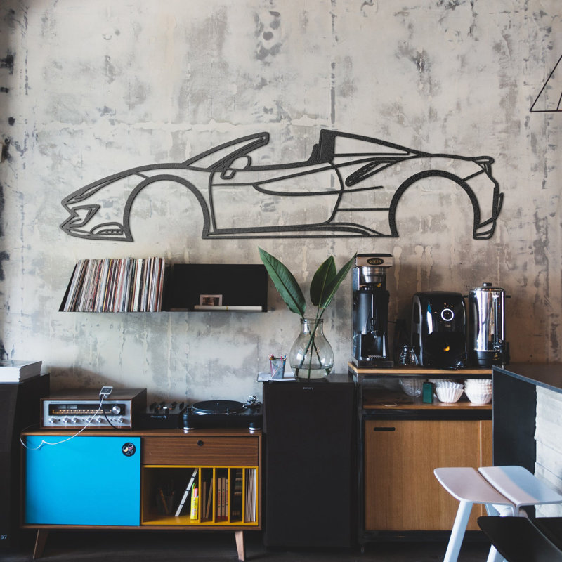 No Frame Print on Metal, 49" H x 12" W