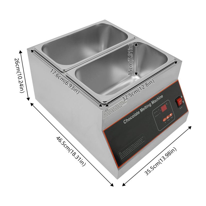 Machine à faire fondre le chocolat professionnel