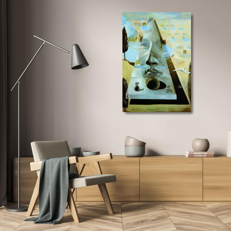 Apparition du visage d'Aphrodite, H 24 po x l 16 po