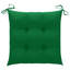Chaise de patio en teck avec coussins-378355488