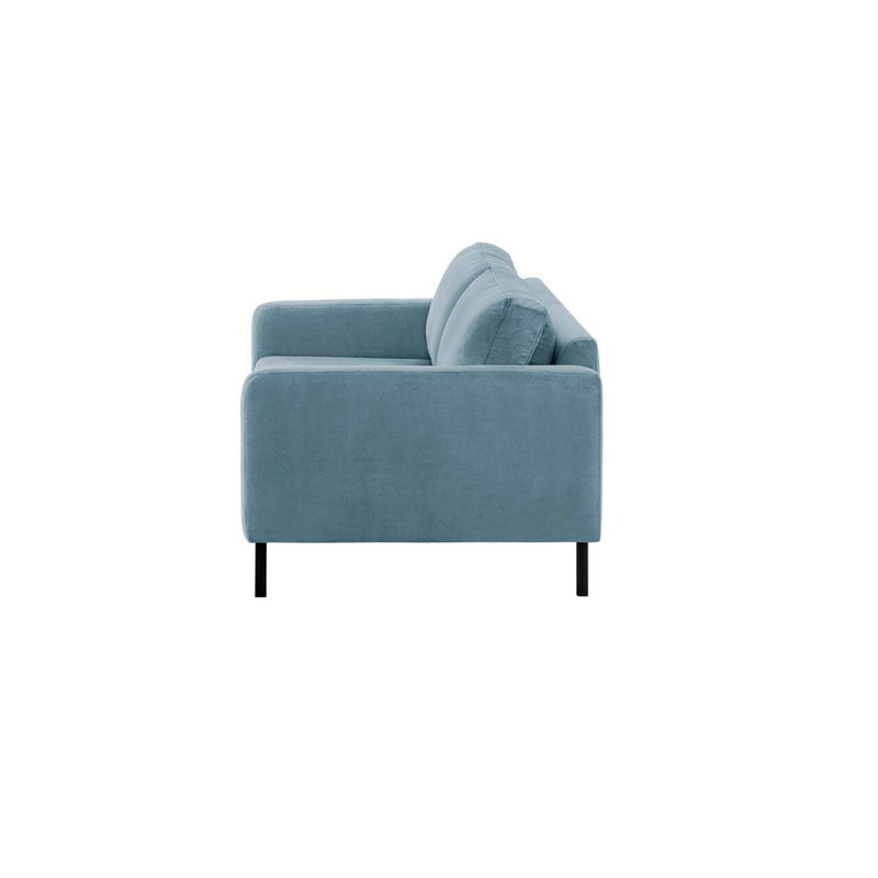 Lioni 3 Seater Velvet Sofa, Light Blue