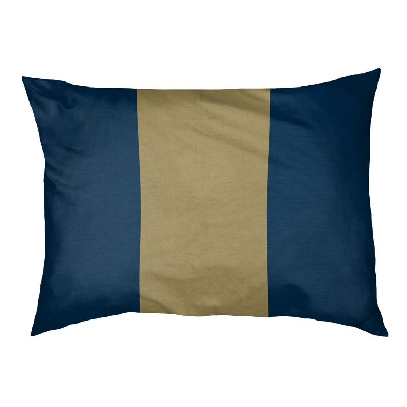 Coussin pour chien Tampa Bay, Très grand (l 50 po x P 40 po x H 7 po), Bleu / Or / Bleu
