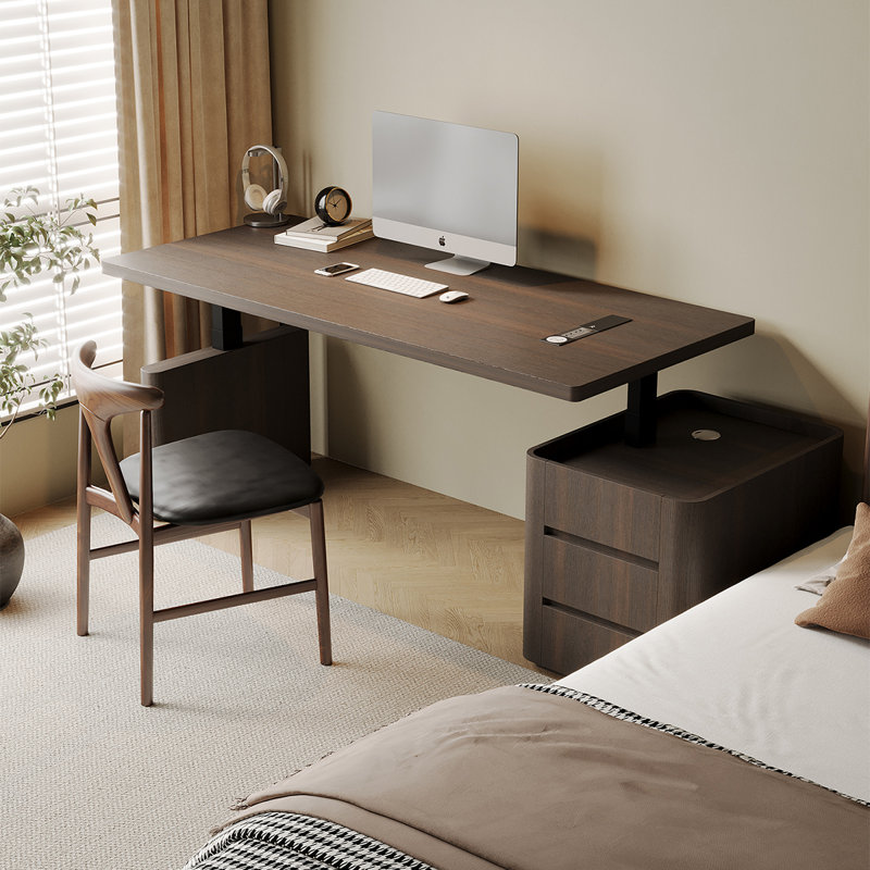 55.12"Modern Minimalist Smart Lifting Desk, 53.94" H x 55.12" W x 31.5" D