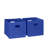 RiverRidge Kids 2pc Fabric Collapsible Storage Cube Organizers with Handles for Playroom Organization-209545388