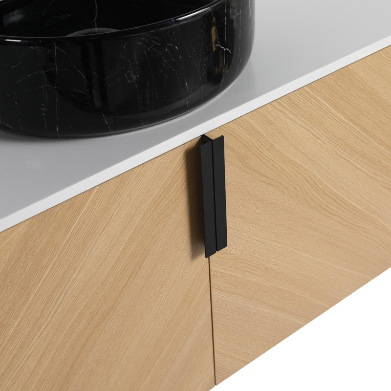 Meuble-lavabo 36 po avec lavabo en céramique, 35"