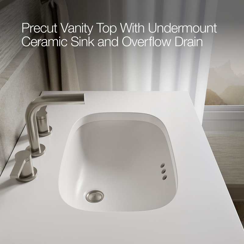 Quo 31" Single Bathroom Vanity Set, White
