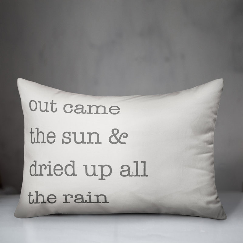  Polyester Lumbar Rectangular Pillow Cover & Insert