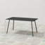 Rectangular Steel Outdoor Dining Table - 150 cm W 80 cm D