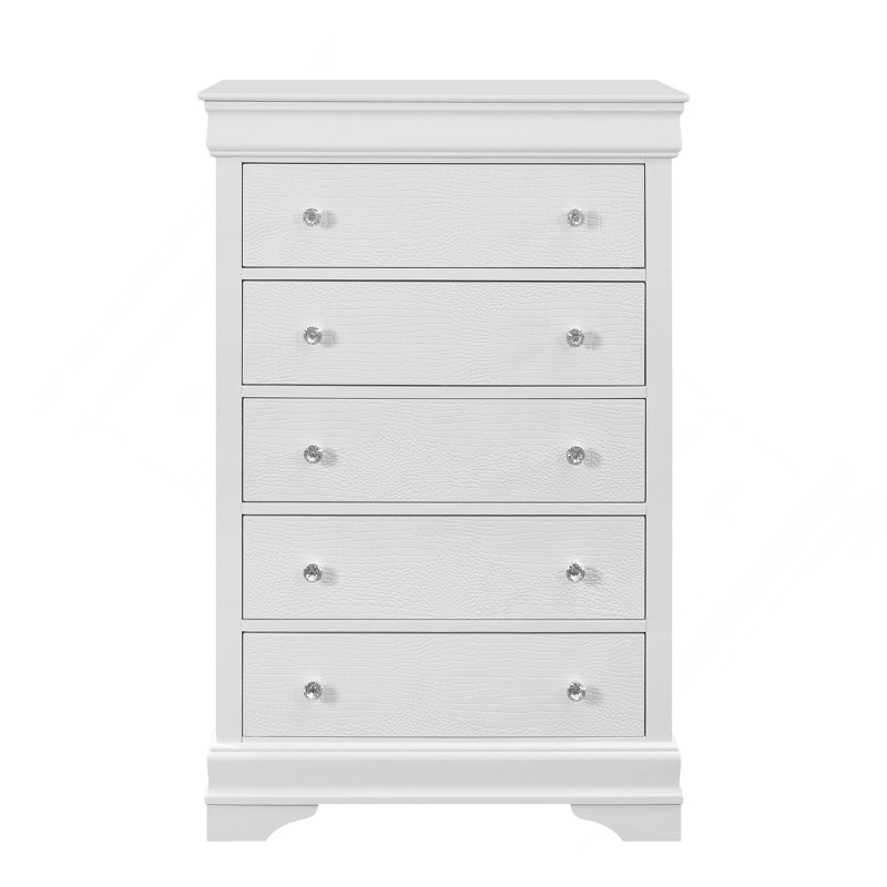 Commode en métal, Blanc
