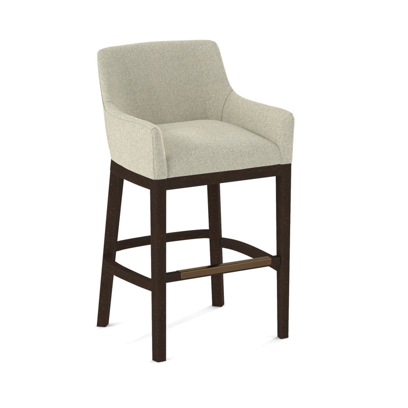 Upholstered Stool, Black, 61612-74