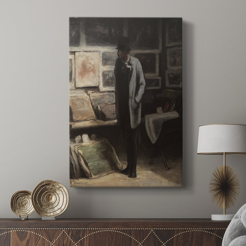 Vintage Portrait Print X -Gallery Wrapped Cavas, 18" H x 12" W