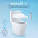 Nexus 1.28 GPF (Water Efficient) Elongated Two-Piece Toilet with High Efficiency Flush (Seat Included)