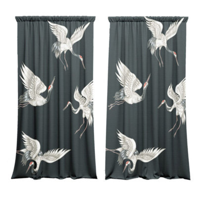 Clewiston Velvet Blackout Slot Top Curtain Pair