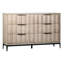 Aldwell Pine Modern 6-Drawer Storage Dresser-81087665