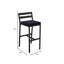 Tabouret de bar Chelsea Patio avec structure en aluminium thermolaqué et coussin amovible-105653553