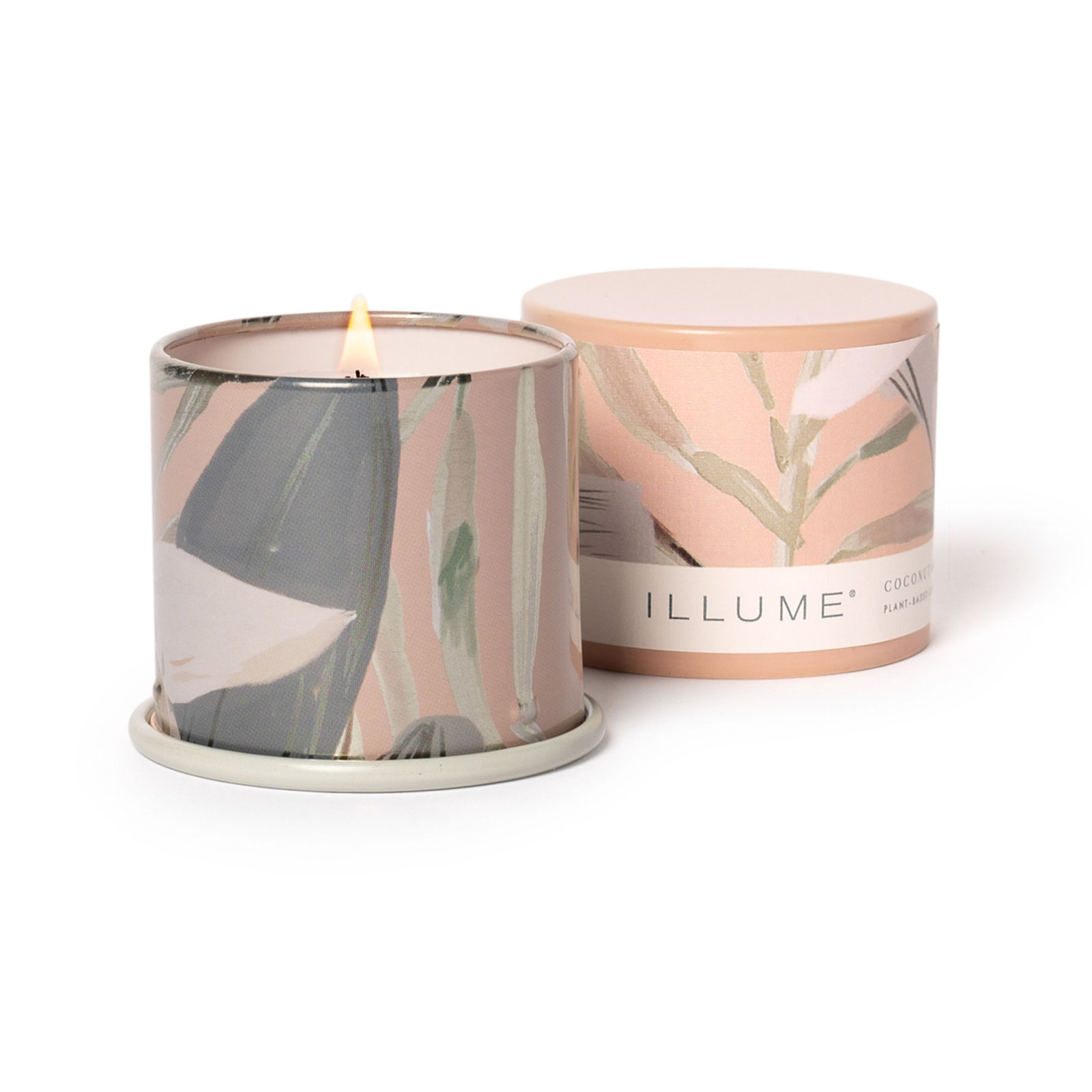 ILLUME Coconut Milk Mango Scented Jar Candle, Demi Vanity Tin