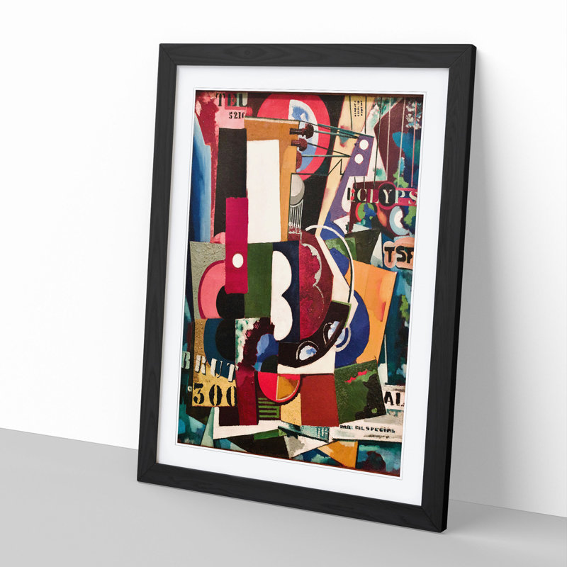 Composition Vol.4 by Amadeo De Souza-Cardoso - Picture Frame Painting, Black Framed, 65cm H x 48cm W x 2cm D