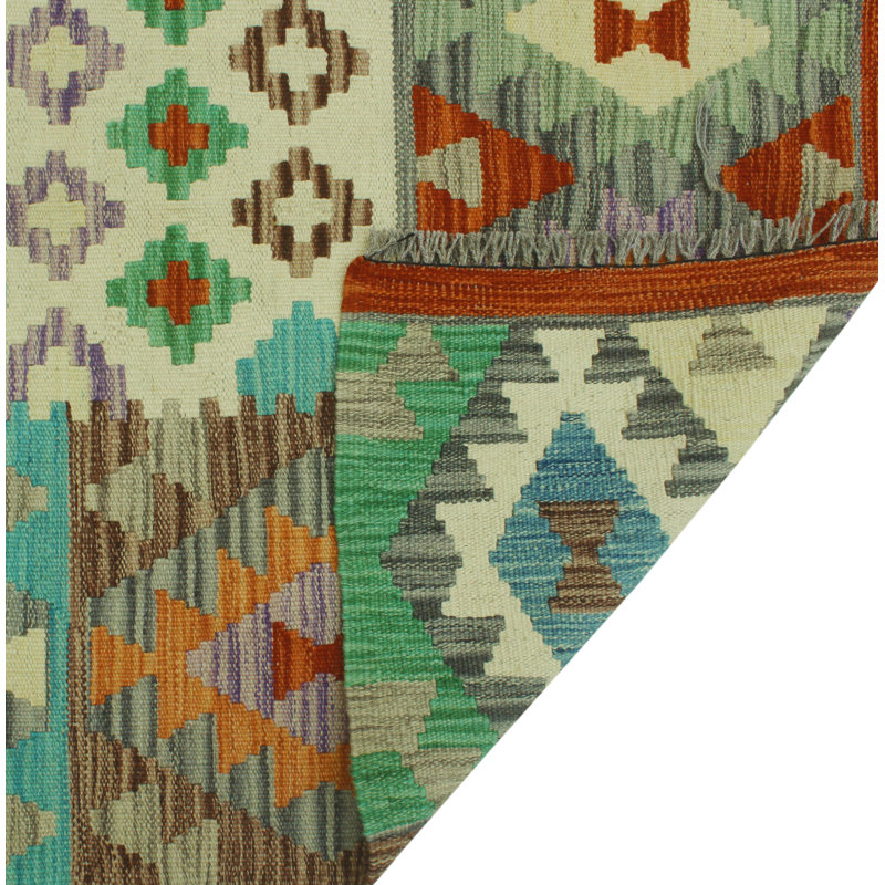 Bobbee Wool Geometric Indoor Rug