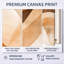 Composition en arc IV - Formes abstraites - Tableau encadré aux tons terreux brun-orange-1144423062-1263071668