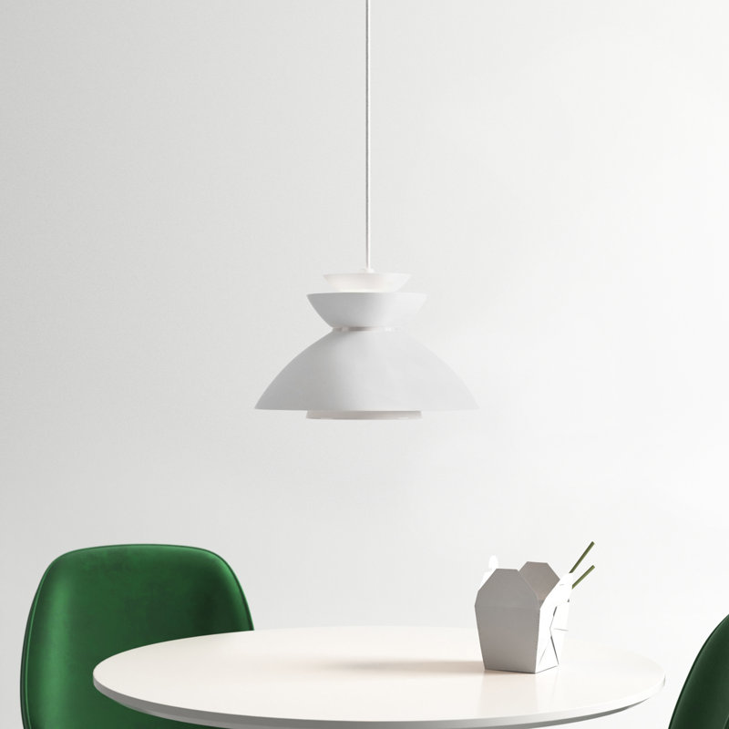 Hannes 1 - Light Single Pendant, White