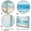 «Tranquility Beachside Windows Horizon III - Coastal Windows», art mural-1865904537-1865904533
