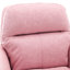 Chaise de bureau en cuir rose avec hauteur réglable, siège en mousse haute densité, support de charge solide, convient pour une chaise à hauteur, cuir artificiel, structure en métal robuste, soulage la fatigue