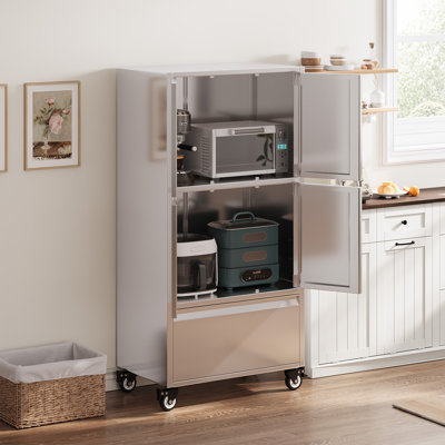58.3" Stainless Steel Storage Cabinet