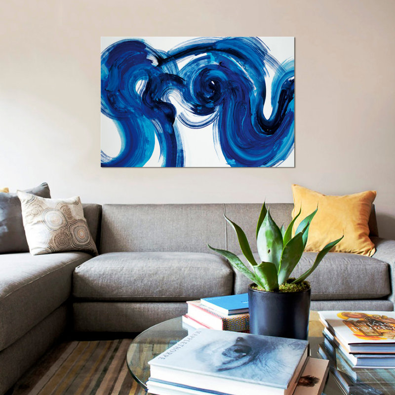 « à l’impression », reproduction sur toile, H 26 po x l 40 po x P 1,5 po, Toile tendue, Pas de tapis