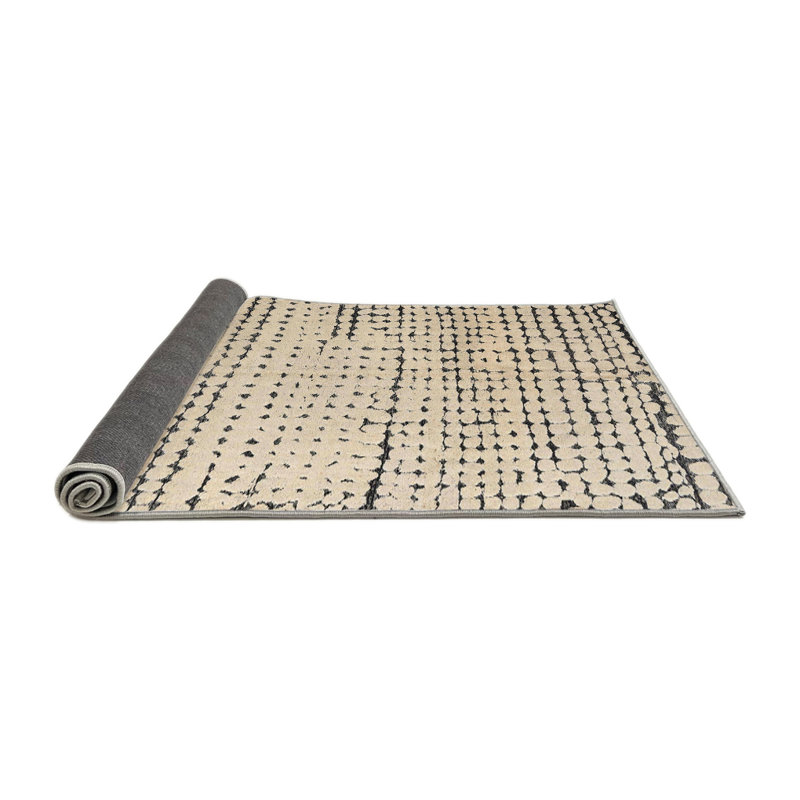 Wool Abstract Indoor Rug, Round 6'