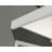 Palram - Canopia Sophia 5' W x 3' 1" D Acrylic Galvanized Steel Stationary Door and Window Awning White/Mist-101462202