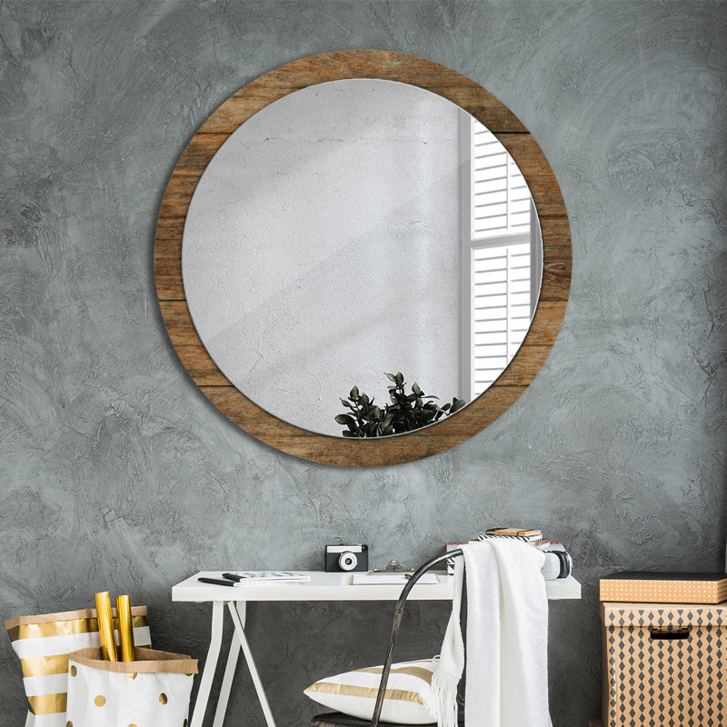 Huldar Glass Flat Wall Mirror