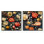 Perrault - Ensemble de 2 collages carrés floraux-101853427-101853432