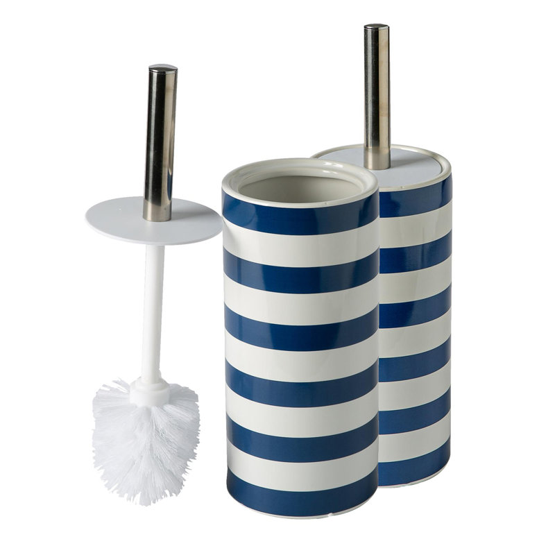 Harbour Housewares - Ceramic Toilet Brushes, Navy