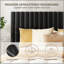 Structure de lit double, lit plateforme tapissier en velours avec tête de lit réglable en hauteur, structure robuste et lattes, conception silencieuse, compatible avec les matelas sans ressorts, facile à assembler-129230575