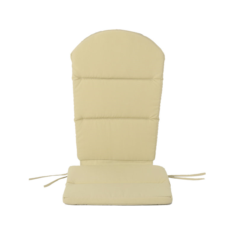  Coussin de chaise Malibu Adirondack avec attaches, tissu résistant à l'eau, kaki, Tanné