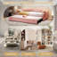 Upholstered Velvet Daybed with Trundle Bed-267145372