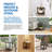 CoastalVogue Teak Snazzy Corner Shower 2-Tier shelf in Antique Gray Finish for Indoors and Outdoors