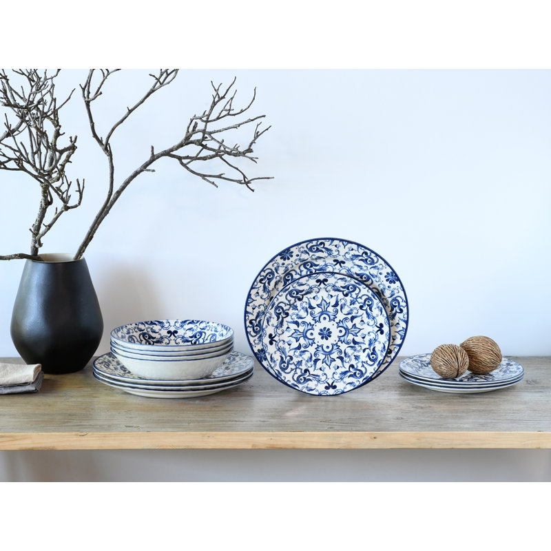 Fresco Dinnerware Set 12 Piece - Service for 4