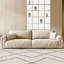 Coussin modulaire en polyester blanc cassé-988548641