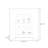 White Manufactured Wood Freestanding Fireplace