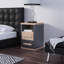 40.01cm W Manufactured Wood Bedside Table