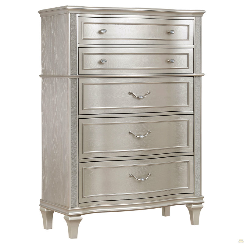 Commode 5 tiroirs avec tiroir caché